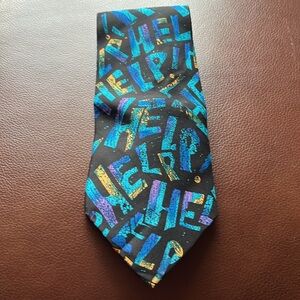 The Beatles Help! Name Of The Song 1965 Mens Silk Tie